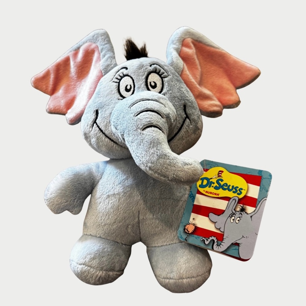 Dr. Seuss Horton Elephant Plush Stuffed Animal 💜 BOGO